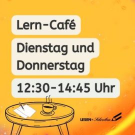 Lern-Café: Am 11. September beginnt unser neues Projekt!